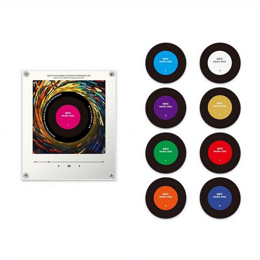 Audio Music Mp3 Songs - NFC Musik-Induktions-Automatischer Gesangs-Magnetischer Kühlschrankaufkleber, Kreativer Audio-Musikplayer