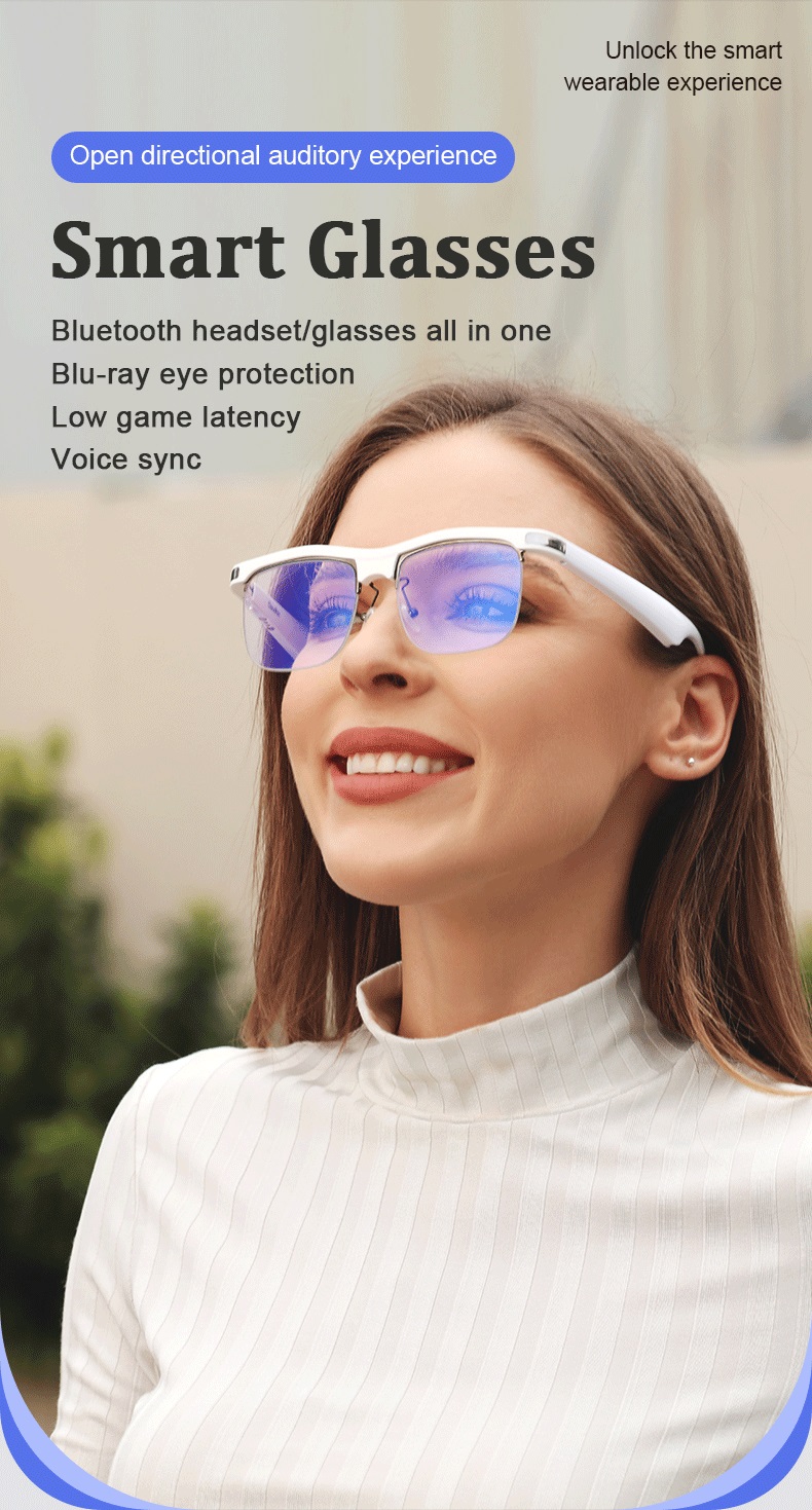 Audio With Music Ai - 2026 Neue Intelligente Audio-Brille | Bluetooth-Anrufe