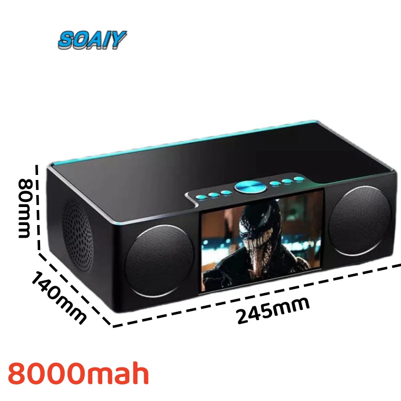 Audio Visualizer Music Player - S99 tragbarer Caixa de Som Bluetooth