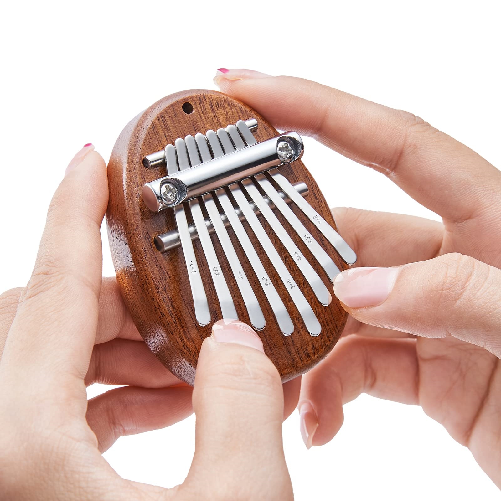 Kalimba Thumb Piano - Mini Kalimba Daumenklavier mit 8 Tasten,
