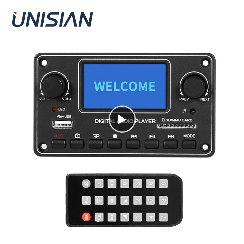 Audio Music App - UNISIAN LCD-Player-Modul MP3 28*64 Display Bluetooth