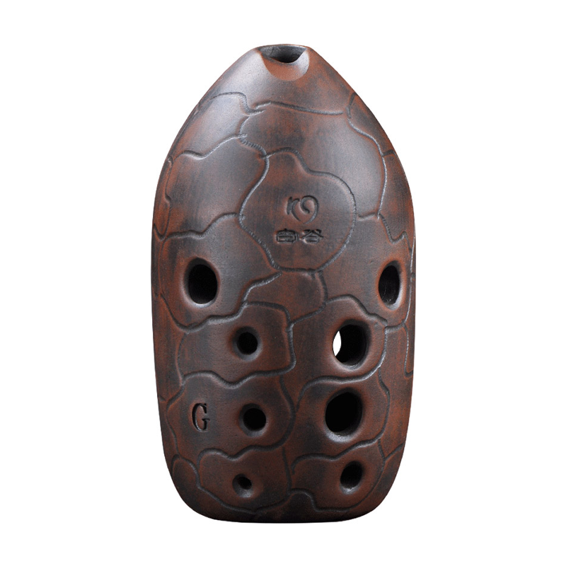 Ocarina Ceramic - 10 Löcher Keramik Xun F Ton