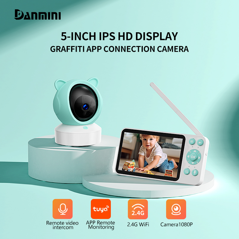 Audio Music App - Danmini TUYA App Control Babyphone 5''