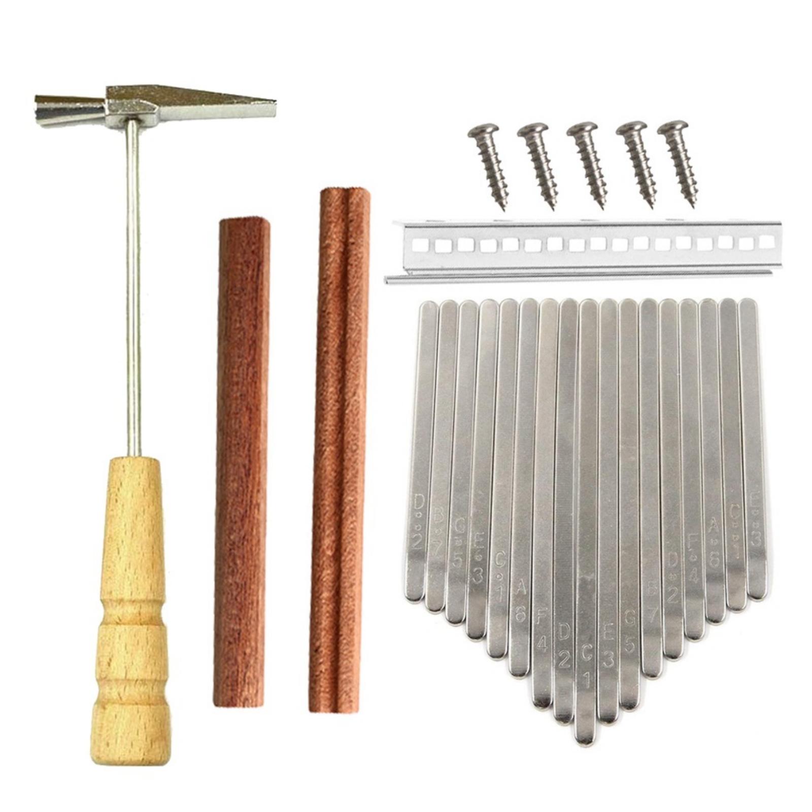 Kalimba Thumb Piano - DIY Kalimba Daumenklavier 17 Tasten Silberner