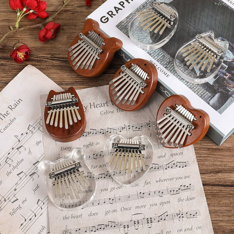 Kalimba Thumb Piano - 5*7cm 8Key Kalimba Daumen Klavier Geschenke