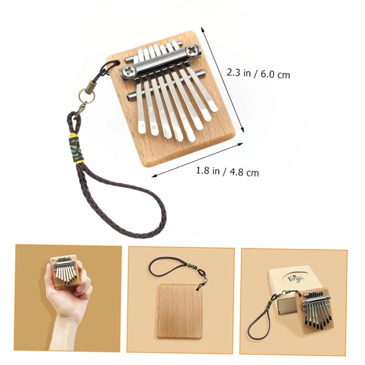 Miwayer Mini Kalimba 8 Tasten  – Kalimba Thumb Piano Bewertung und Preis