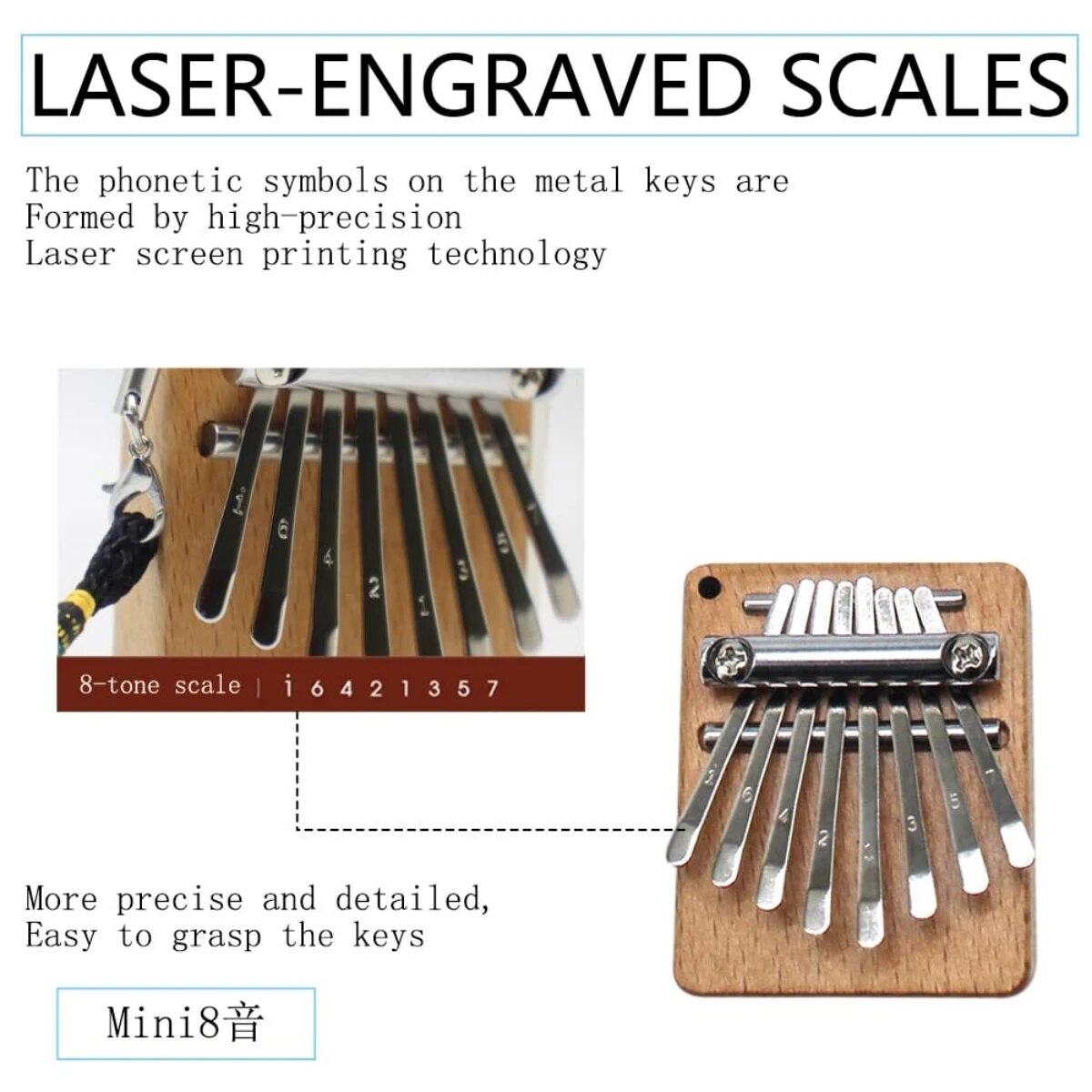 Miwayer Mini Kalimba 8 Tasten  – Kalimba Thumb Piano Bewertung und Preis