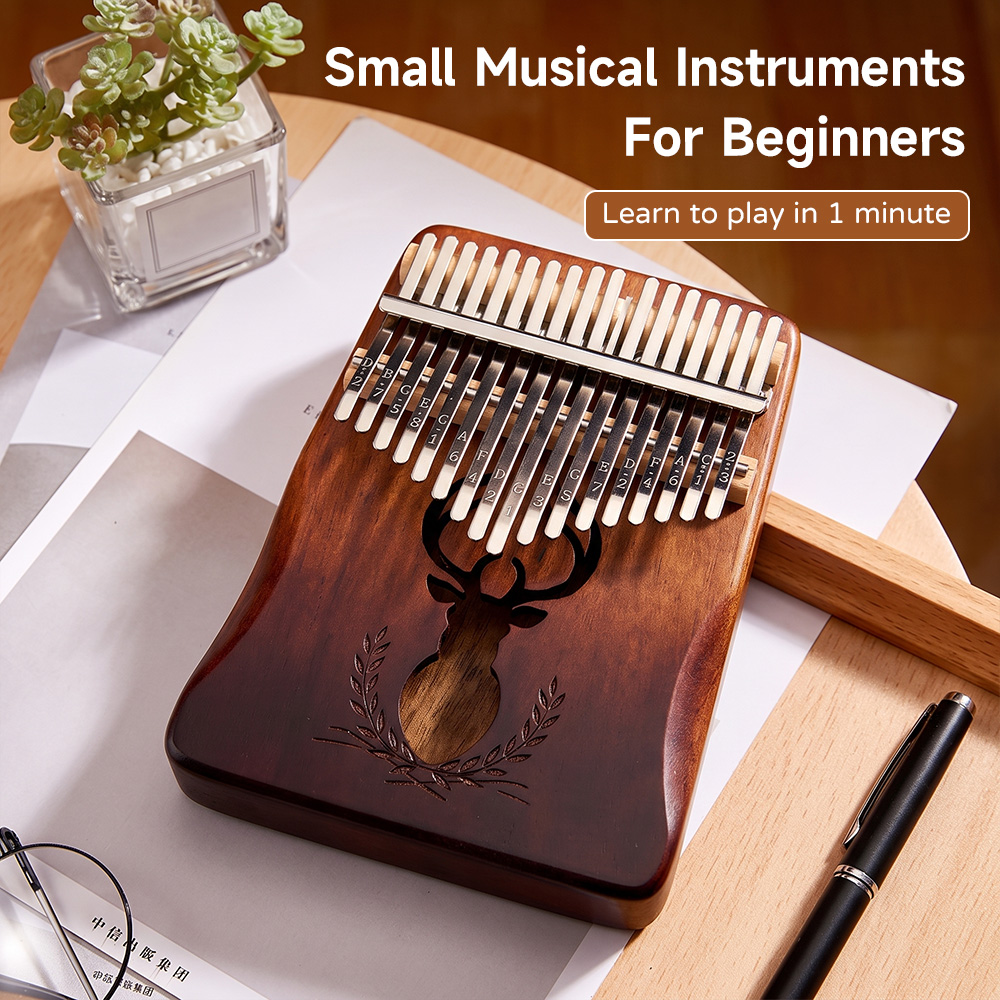 21-Tasten-Mahagoni-Kalimba, 17 – Kalimba Thumb Piano Bewertung und Preis