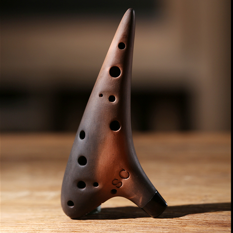Lila Ton-Keramik-Okarina AC/SF – Ocarina Ceramic Bewertung und Preis