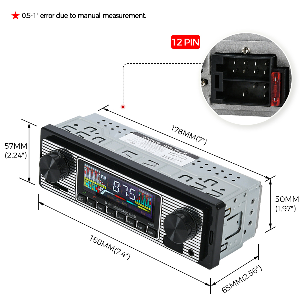 Vintage Autoradio Fahrzeug Int – Audio Music App Bewertung und Preis