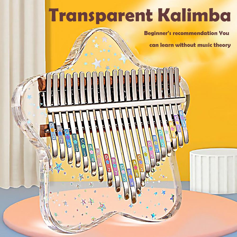 21/17 Tasten Tragbares Fingerk – Kalimba Thumb Piano Bewertung und Preis