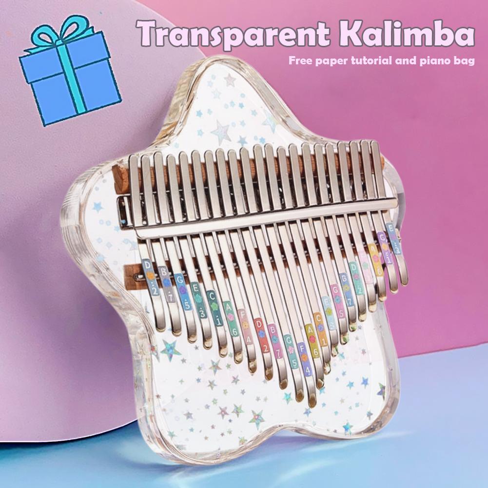 21/17 Tasten Tragbares Fingerk – Kalimba Thumb Piano Bewertung und Preis