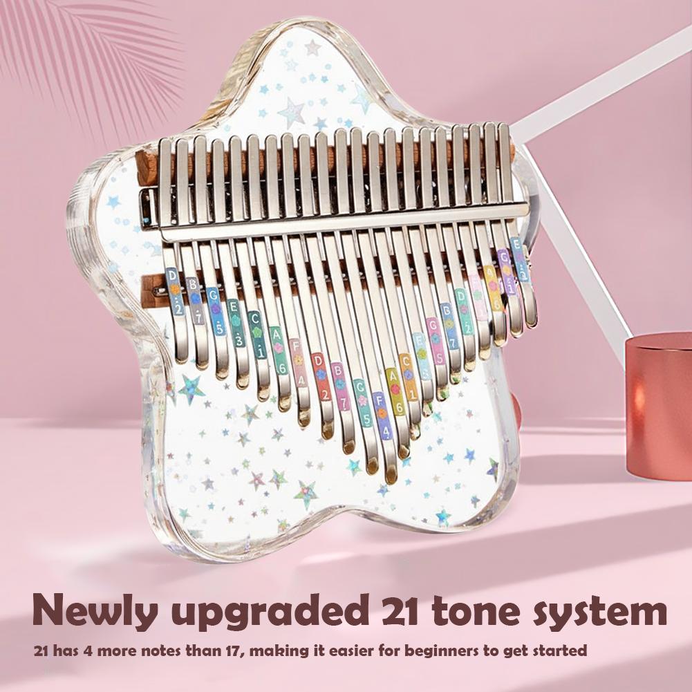21/17 Tasten Tragbares Fingerk – Kalimba Thumb Piano Bewertung und Preis