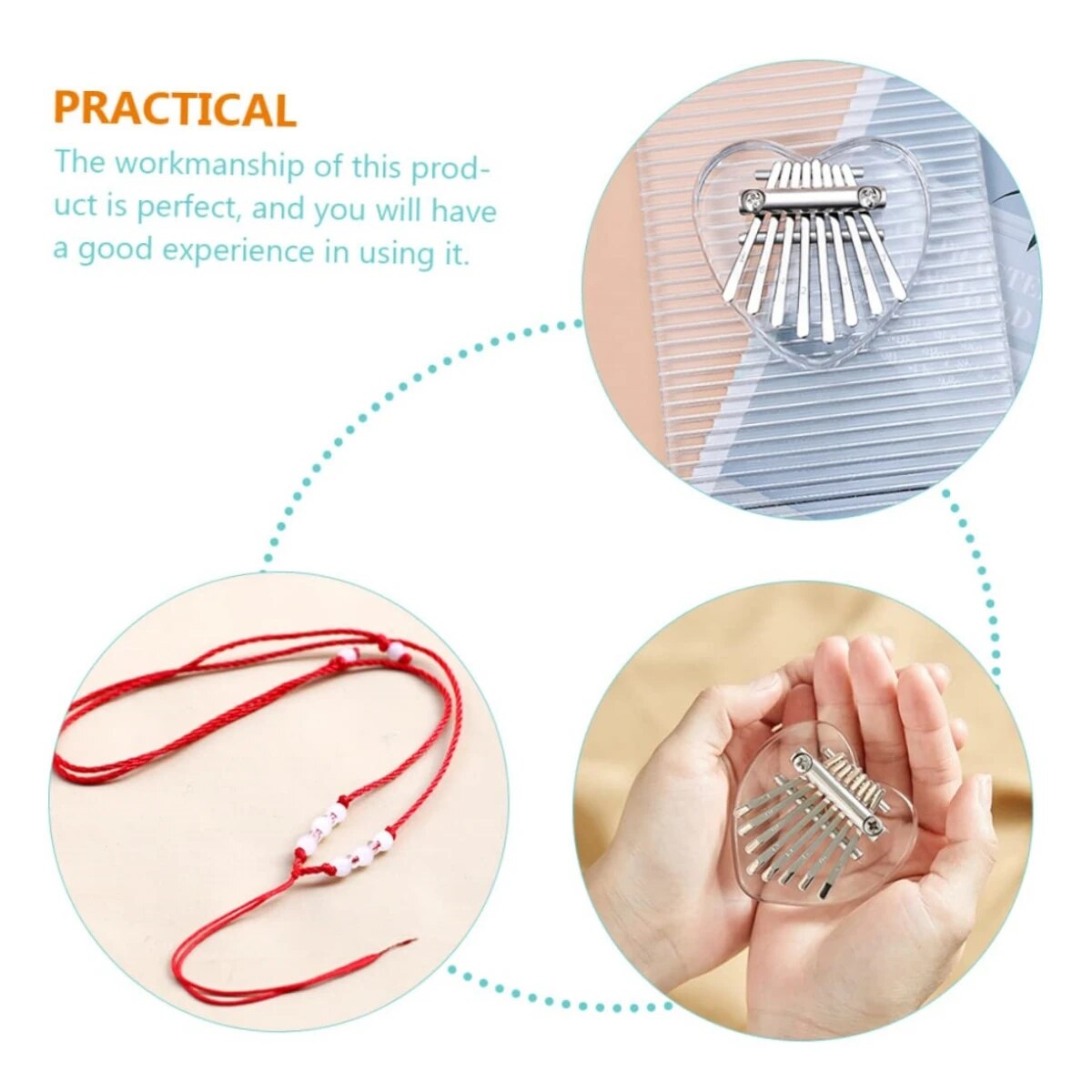 Miwayer 8-Tasten-Mini-Kalimba, – Kalimba Thumb Piano Bewertung und Preis