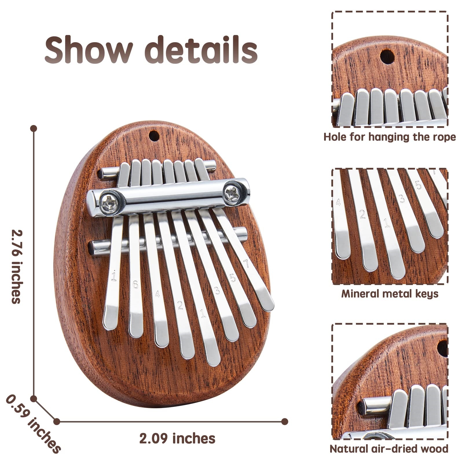 Mini Kalimba Daumenklavier mit – Kalimba Thumb Piano Bewertung und Preis