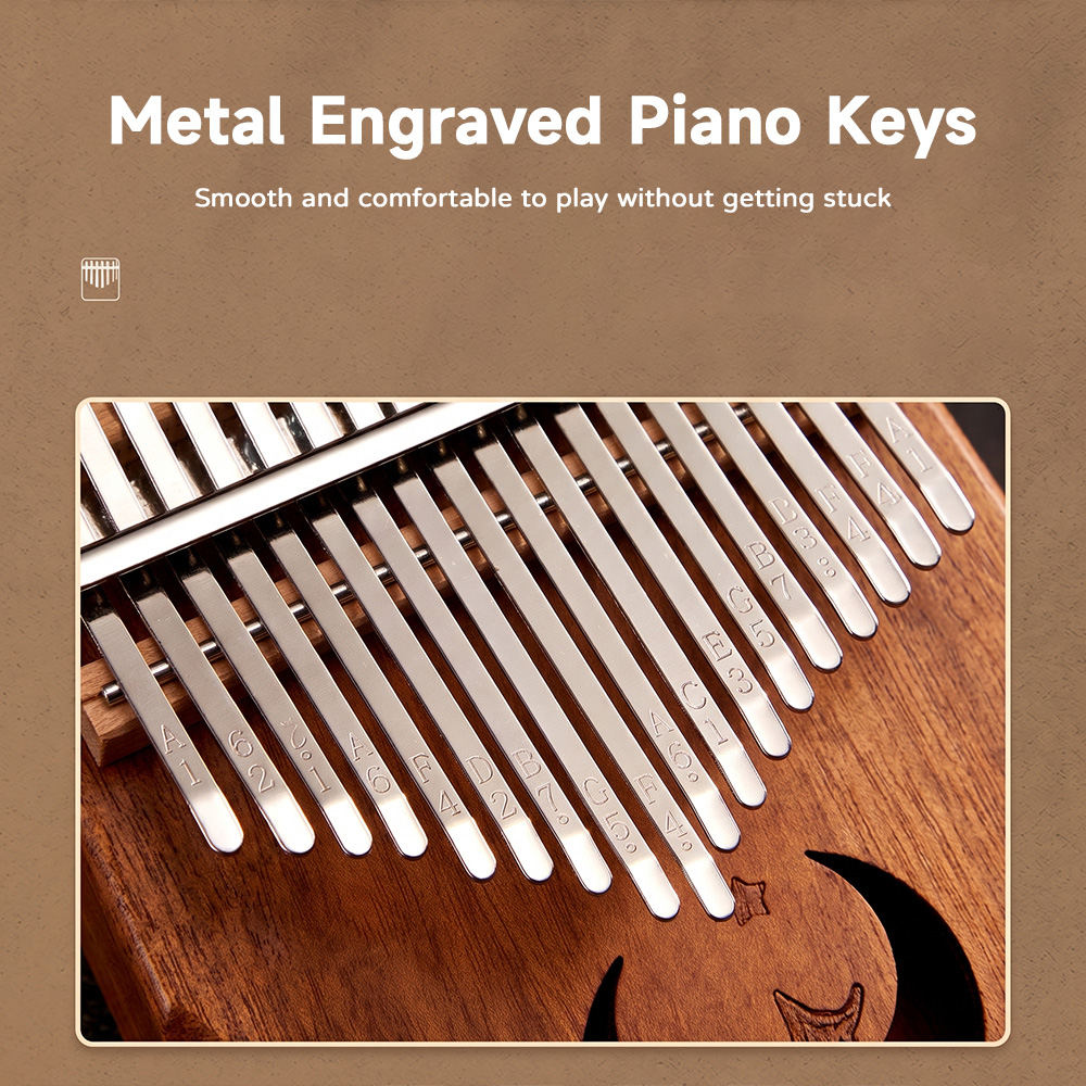 21-Tasten-Mahagoni-Kalimba-Dau – Kalimba Thumb Piano Bewertung und Preis