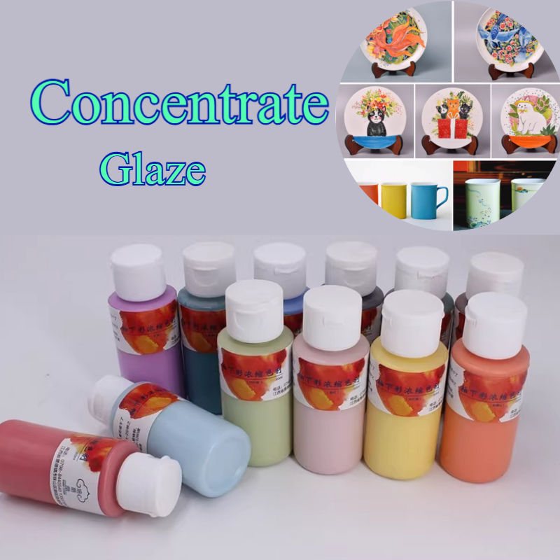 60 ml 12-farbe Keramik Untergl – Ocarina Ceramic Bewertung und Preis