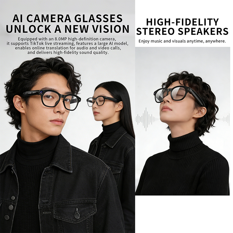 2026 Neue Smart-Brille 800W HD – Audio With Music Ai Bewertung und Preis