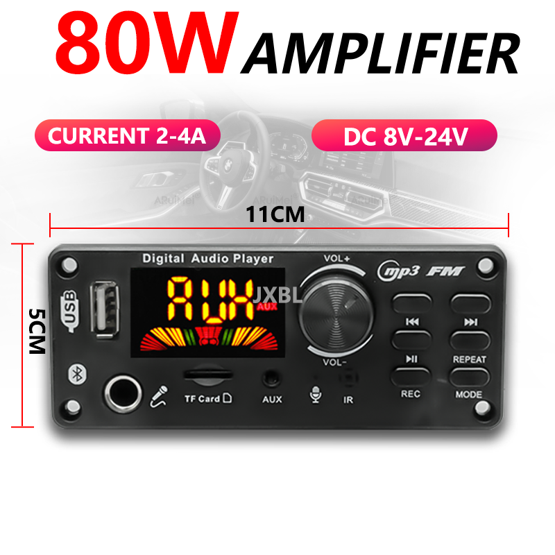 80W Bluetooth 5.0 MP3-Decoder- – Audio Music App Bewertung und Preis