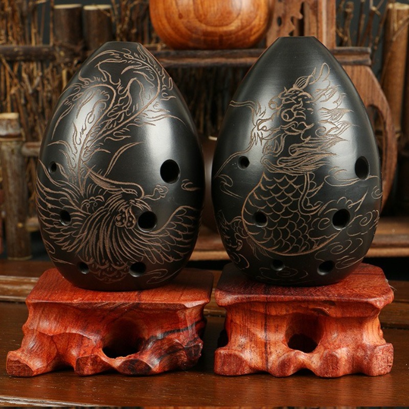 8-Loch-Okarina, schwarz, tragb – Ocarina Ceramic Bewertung und Preis