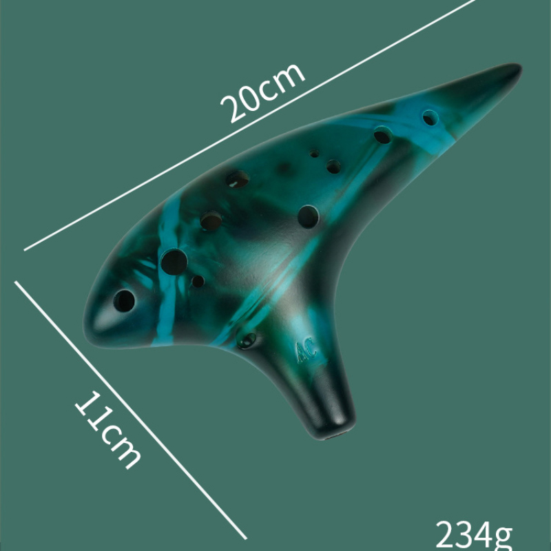 12-Loch Keramik-Ocarina in Alt – Ocarina Ceramic Bewertung und Preis