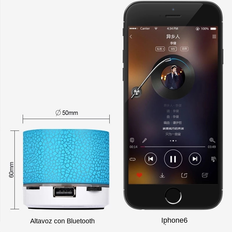 Mini tragbarer Outdoor-Lautspr – Audio Music App Bewertung und Preis